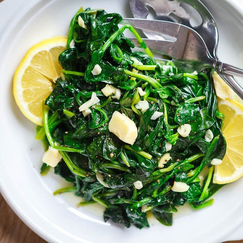 Sauteed Garlic Spinach