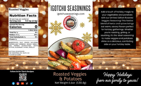 Roasted Veggie 8 oz  Holiday Limited Edition