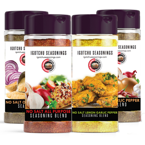 Four 8 oz No Salt Bundle