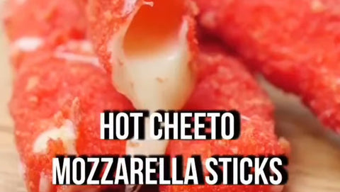 Hot Cheetos Mozzarella Sticks Recipe