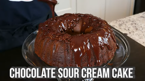 Delectable Chocolate Sour Cream Cake Recipe