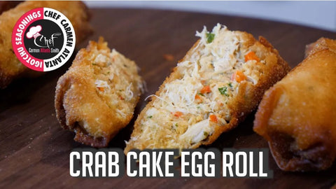 Simple Crab Cake Egg Rolls Recipe