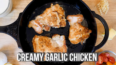 Creamy Garlic Chicken Recipe