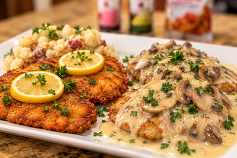 Wiener Schnitzel &amp; Jäger Schnitzel