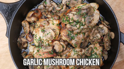 Easy Garlic Mushroom Chicken Recipe