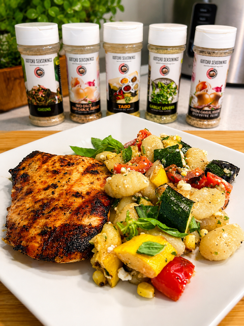 Grilled Gnocchi Summer Salad