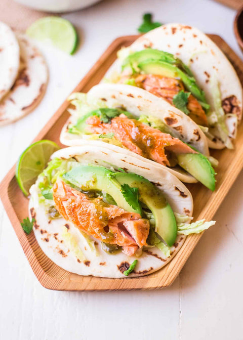 Salmon Tacos