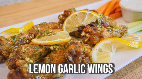 Easy Lemon Garlic Wings Recipe