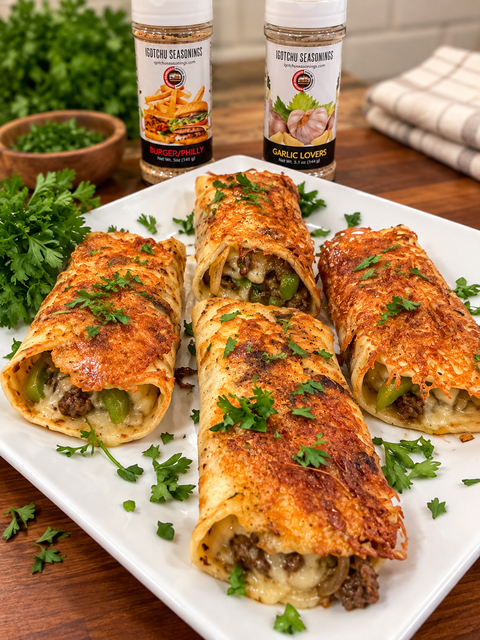 Philly Cheese Steak Roll Ups