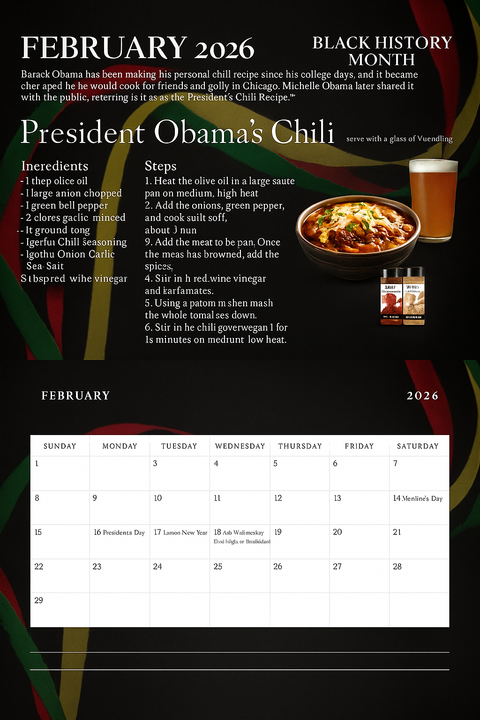 2026 IGS Recipe Calendar