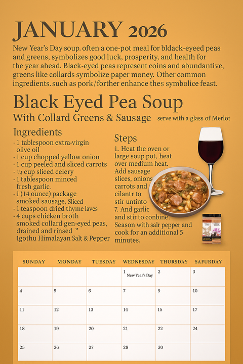 2026 IGS Recipe Calendar